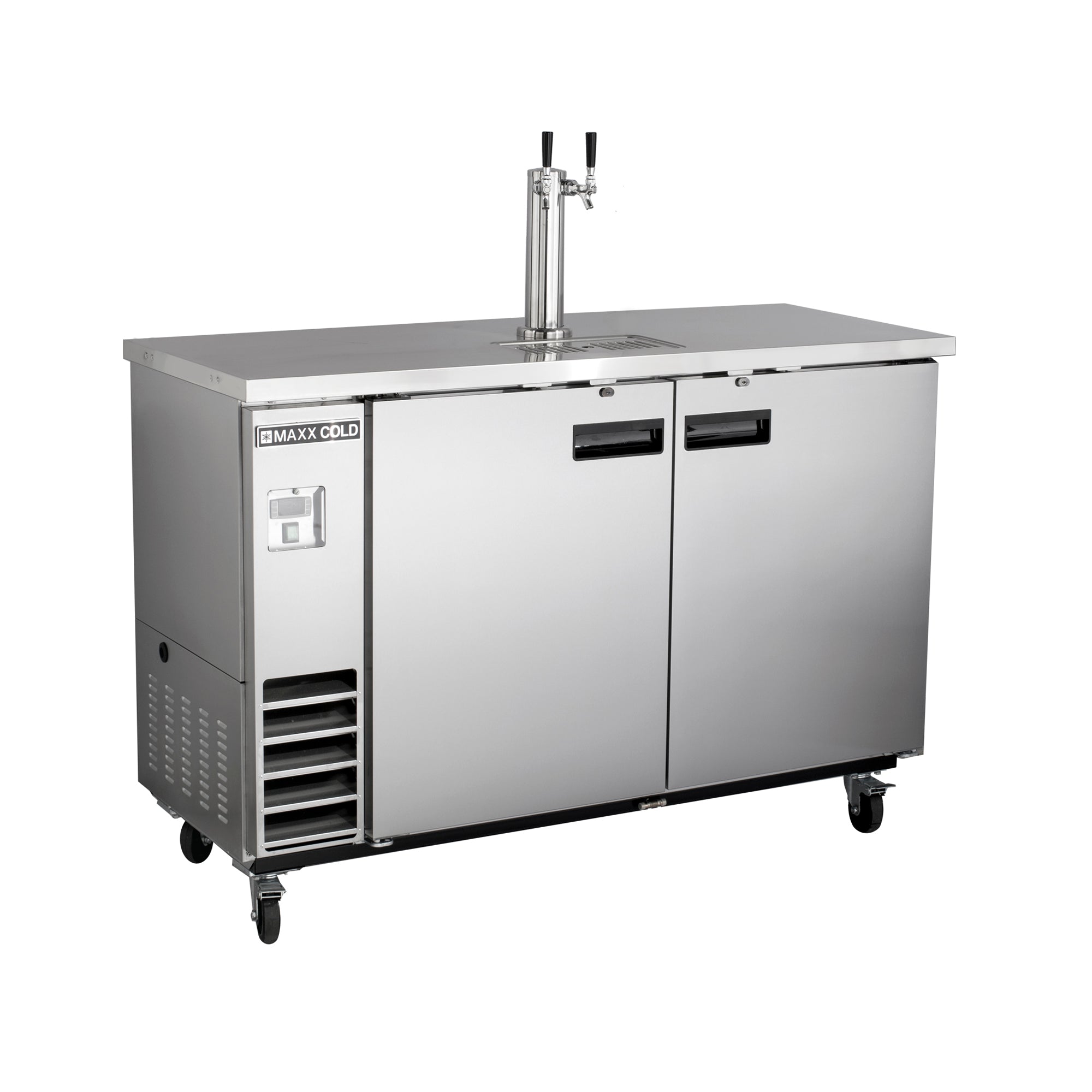 Maxx Cold Single Tower, 2 Tap Beer Dispenser, 47.5