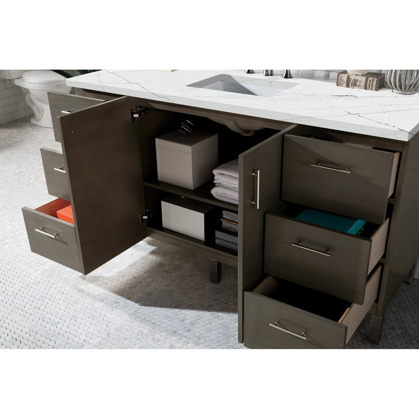 James Martin Vanities Metropolitan 60" Single Vanity -  850-V60S-SOK-3CAR
