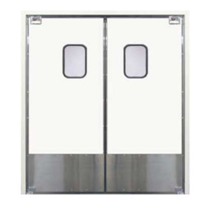 Curtron SPD-30-L-DBL-7884 78" x 84" Servie-Pro Series 30 Double Swing Door - CUSPD30LDBL7884