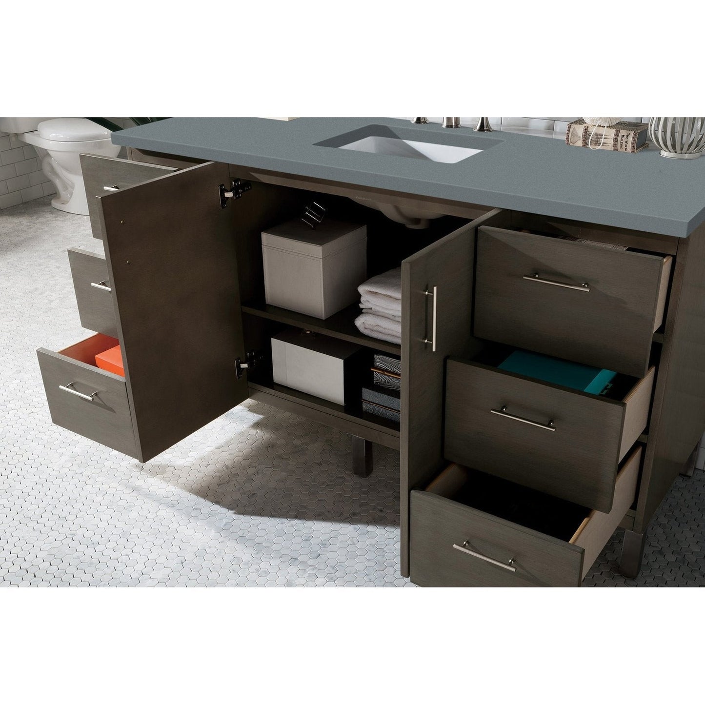 James Martin Vanities Metropolitan 60" Single Vanity -  850-V60S-SOK-3CAR