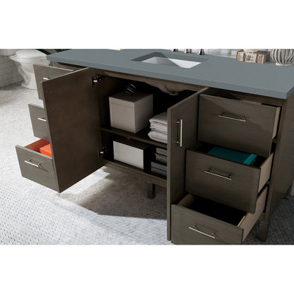 James Martin Vanities Metropolitan 60" Single Vanity -  850-V60S-SOK-3CAR