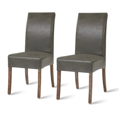 New Pacific Direct Valencia Bonded Leather Chair, (Set of 2) -  108239B-V04