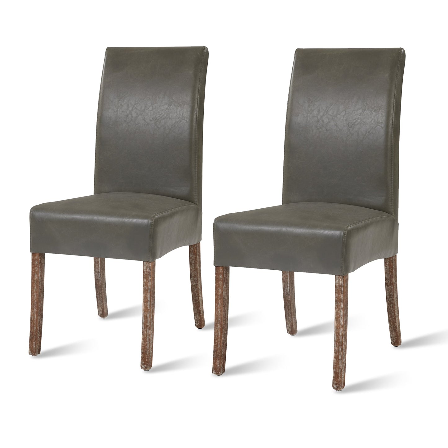 New Pacific Direct Valencia Bonded Leather Chair, (Set of 2) -  108239B-V04