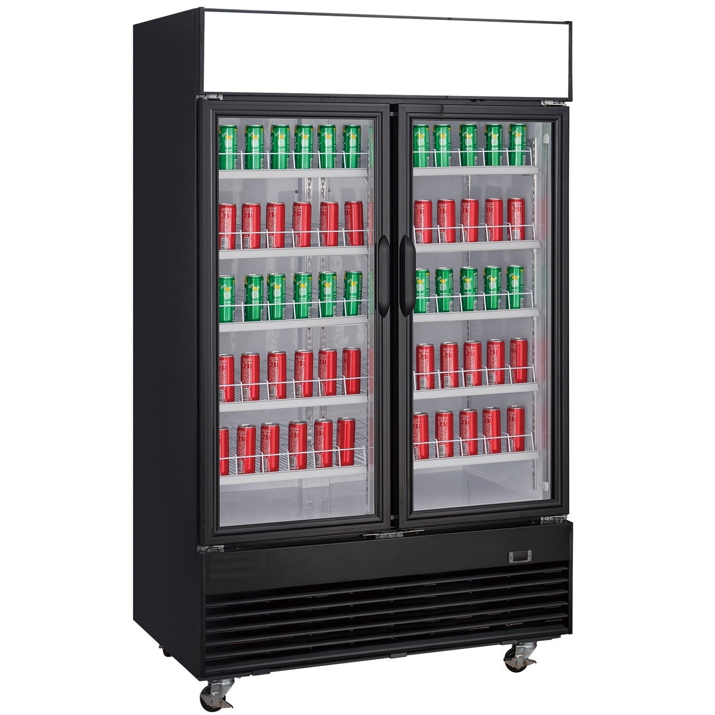 Chef AAA - TSM33R Commercial 39" 2 Glass Door Merchandiser Refrigerator 33.5 cu.ft. - TSM33R