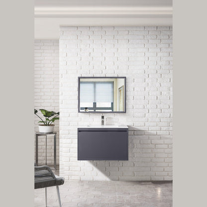 James Martin Vanities Milan 31.5" Single Vanity Cabinet - 801V31.5GWRGDCHB