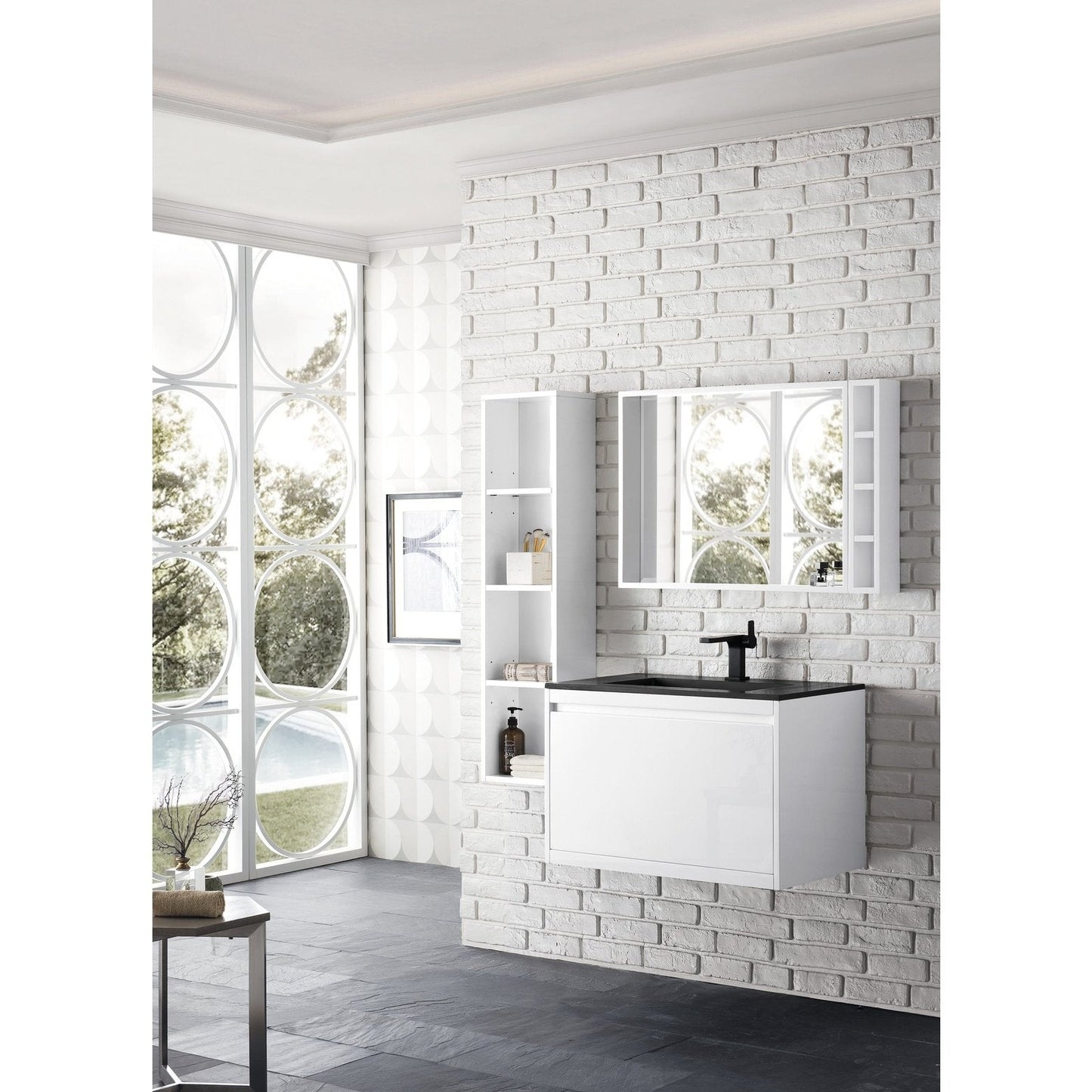 James Martin Vanities Milan 31.5" Single Vanity Cabinet - 801V31.5GWRGDCHB