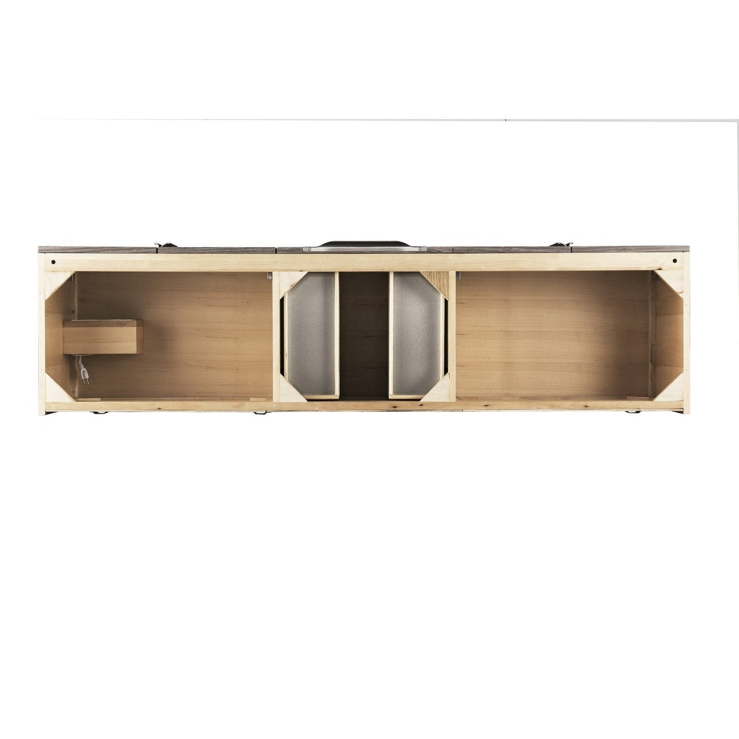 James Martin Vanities Mercer Island 72" Double Vanity - 389-V72D-AGR-G-DGG