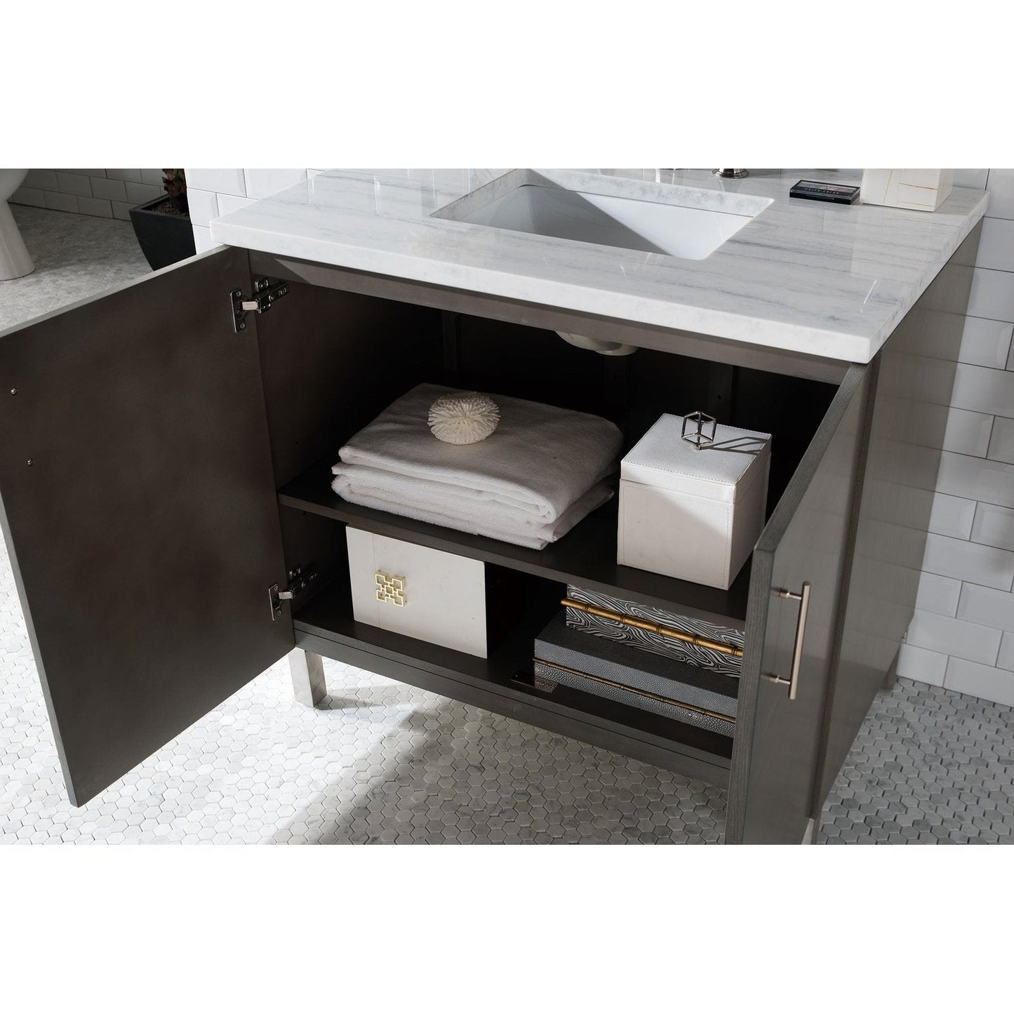 James Martin Vanities Metropolitan 36" Single Vanity - 850-V36-AWT-3AF