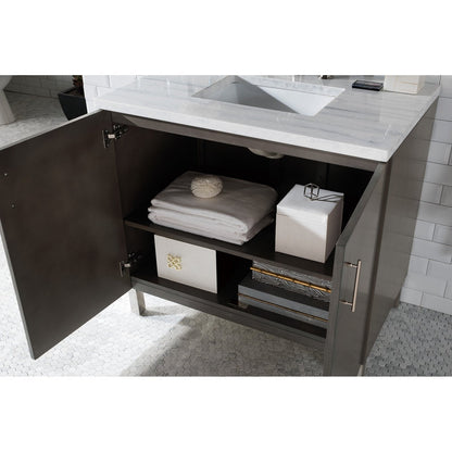 James Martin Vanities Metropolitan 36" Single Vanity - 850-V36-AWT-3AF