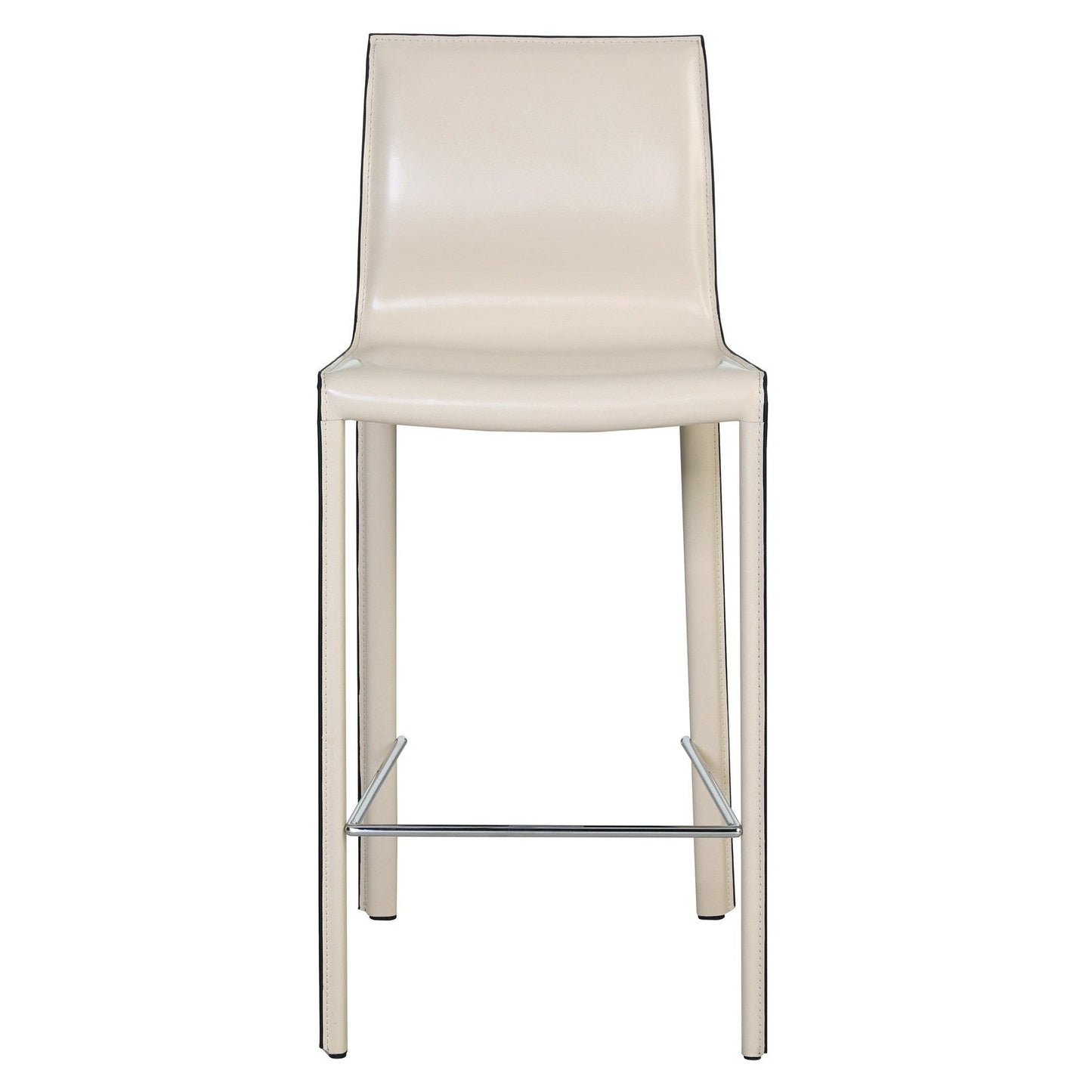 New Pacific Direct Gervin Recycled Leather Counter Stool, (Set of 2) -  448526R-98