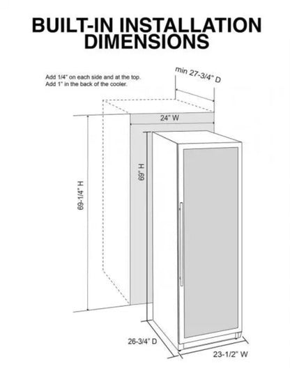 Vinotemp Dual-Zone Wine Cooler - EL-142SDST
