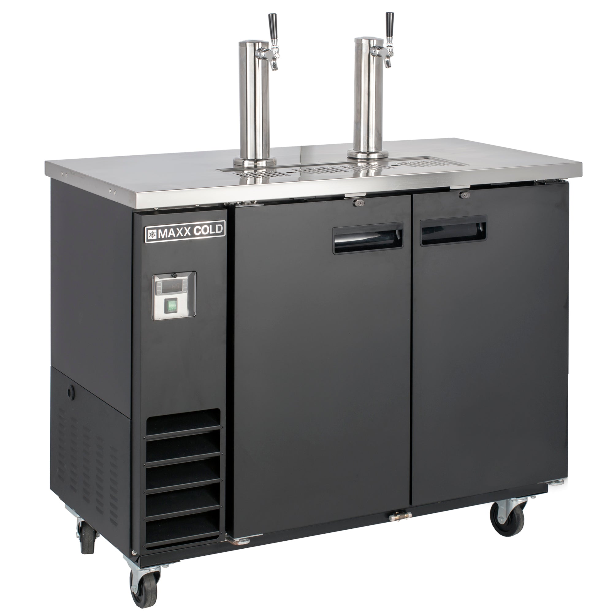 Maxx Cold Dual Tower Beer Dispenser, 47.5