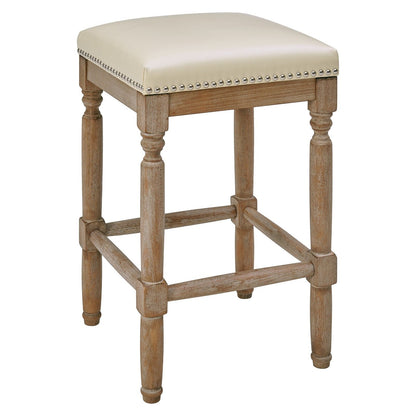 New Pacific Direct Ernie Bonded Leather Counter Stool, (Set of 2)  - 3900057-2050