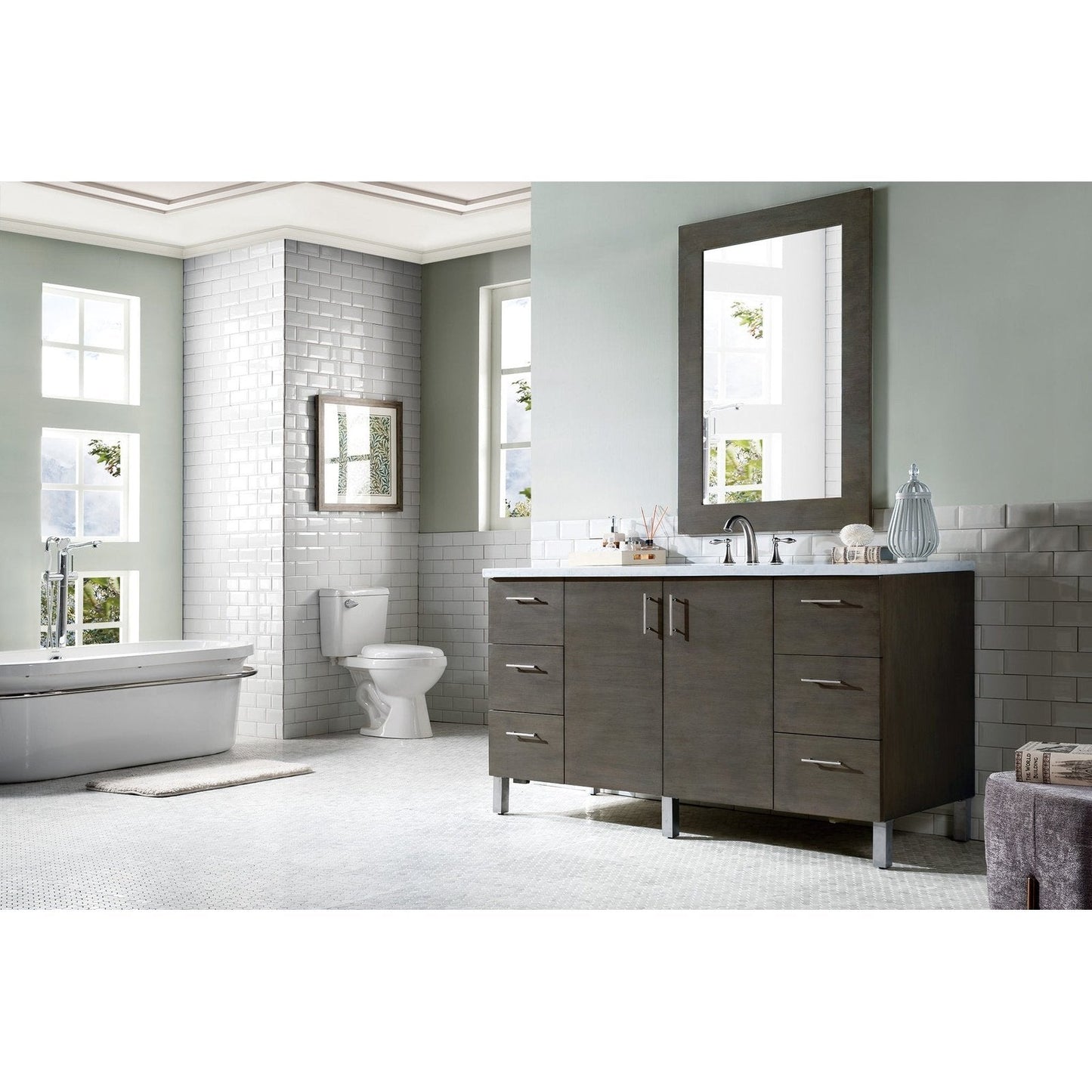 James Martin Vanities Metropolitan 60" Single Vanity -  850-V60S-SOK-3CAR