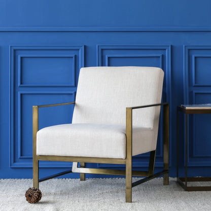 New Pacific Direct Francis Fabric Arm Chair  - 3900032-279