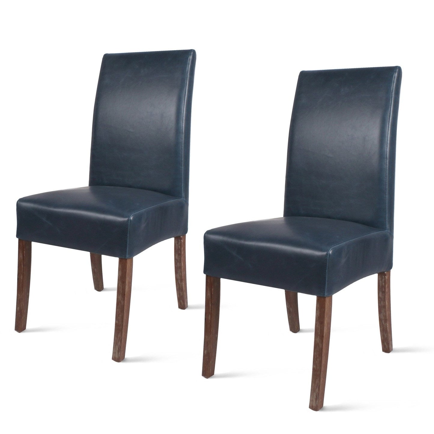 New Pacific Direct Valencia Bonded Leather Chair, (Set of 2)  - 108239B-V05