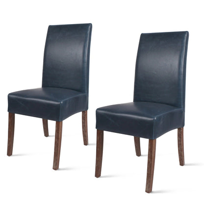 New Pacific Direct Valencia Bonded Leather Chair, (Set of 2)  - 108239B-V05