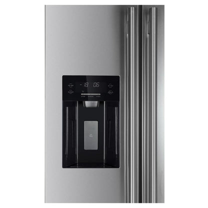 Forno 5-Piece Appliance Package - 48-Inch Gas Range, Refrigerator with Water Dispenser, Wall Mount Hood, 24-Inch Microwave Oven, & 3-Rack Dishwasher in Stainless Steel - APW5-6244-48-H-MWO