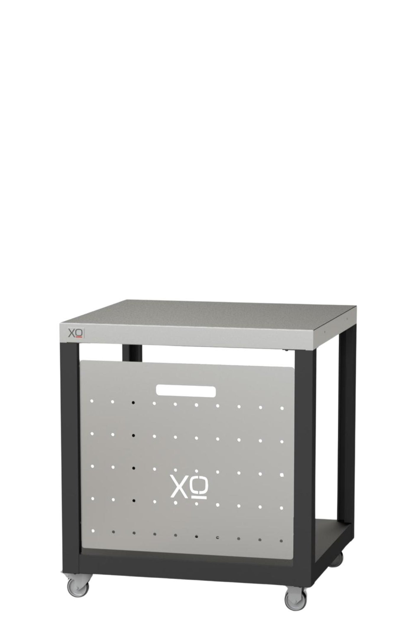 XO APPLIANCE XOPIZZA1BASE Oven Cart for XOPIZZA1 Black On Stainless - XOPIZZA1BASE