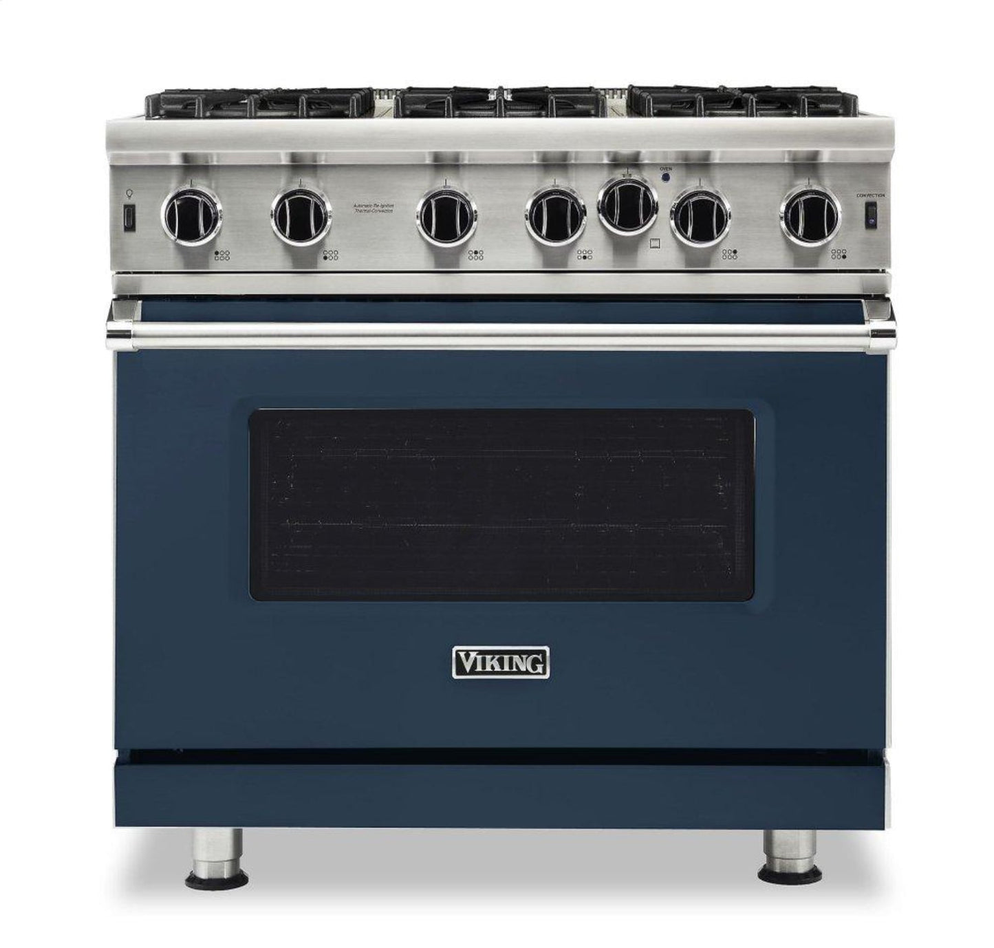 VIKING 36" Open Burner Gas Range Viking 5 Series Blue - VGIC53626BSBLP