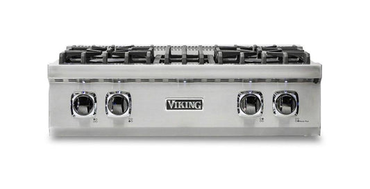 VIKING 30" 5 Series Gas Rangetop in Stainless Steel - VRT5304BSSLP
