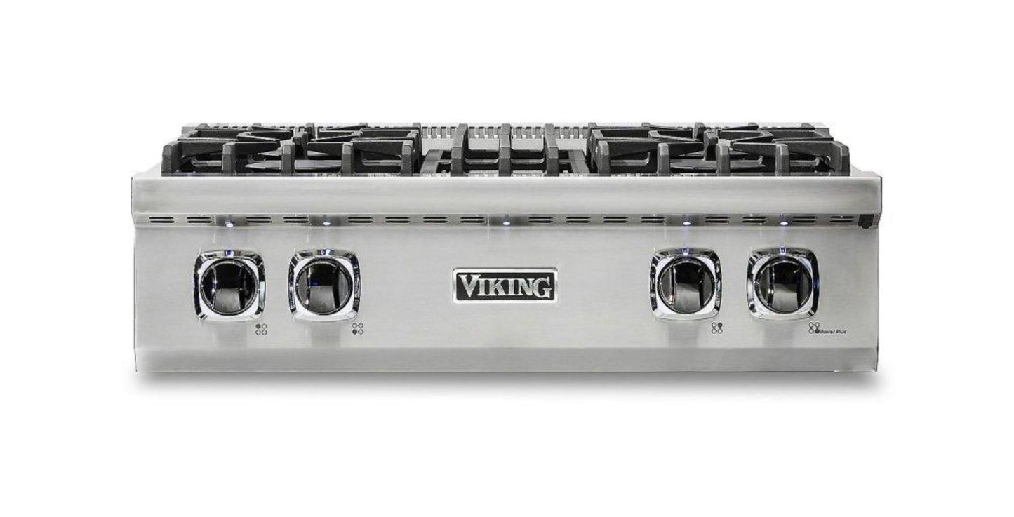 VIKING 30" 5 Series Gas Rangetop in Stainless Steel - VRT5304BSSLP