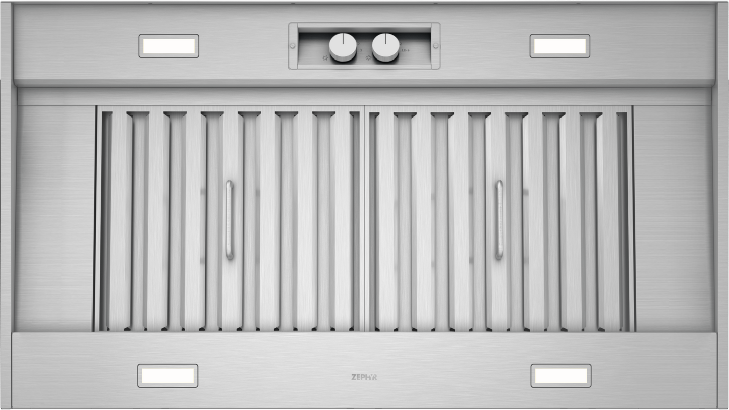 ZEPHYR Spruce Outdoor Insert, 42in, LED, SS in Stainless Steel - AK9840BS