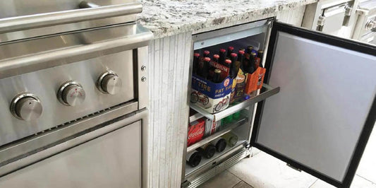 XO APPLIANCE XOU24ORSR 24" Outdoor Refrigerator Solid in Stainless Steel, Right Hinge in Stainless Steel - XOU24ORSR