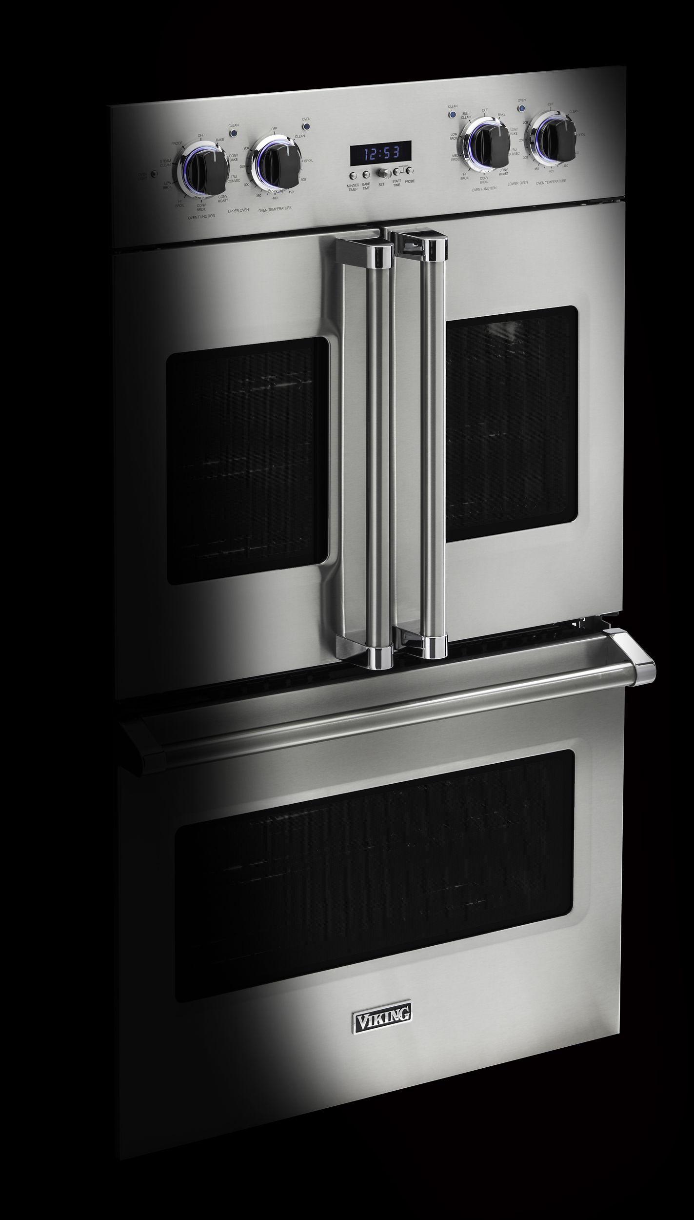 VIKING 30" Electric Double French-Door Oven Gray - VDOF7301NA