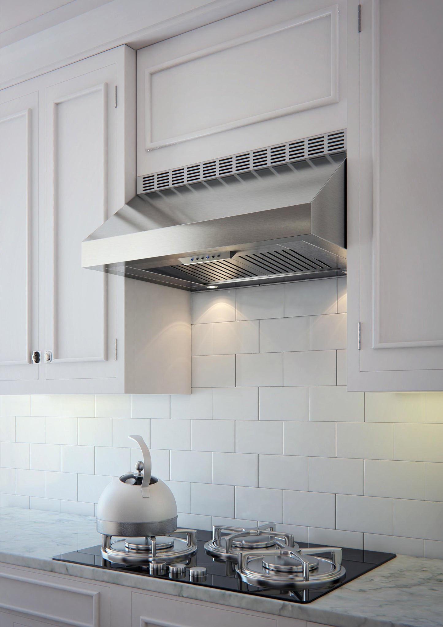 XO APPLIANCE XOT48KSE 48" 1000 CFM Italian Made Pro Hood Range Hood in Stainless Steel