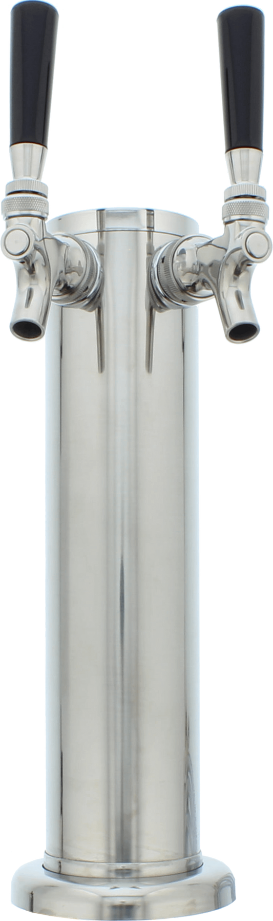 ZEPHYR Presrv Kegerator Double Tap Kit, SS, CO2 in Stainless Steel - PRKFK02SSC