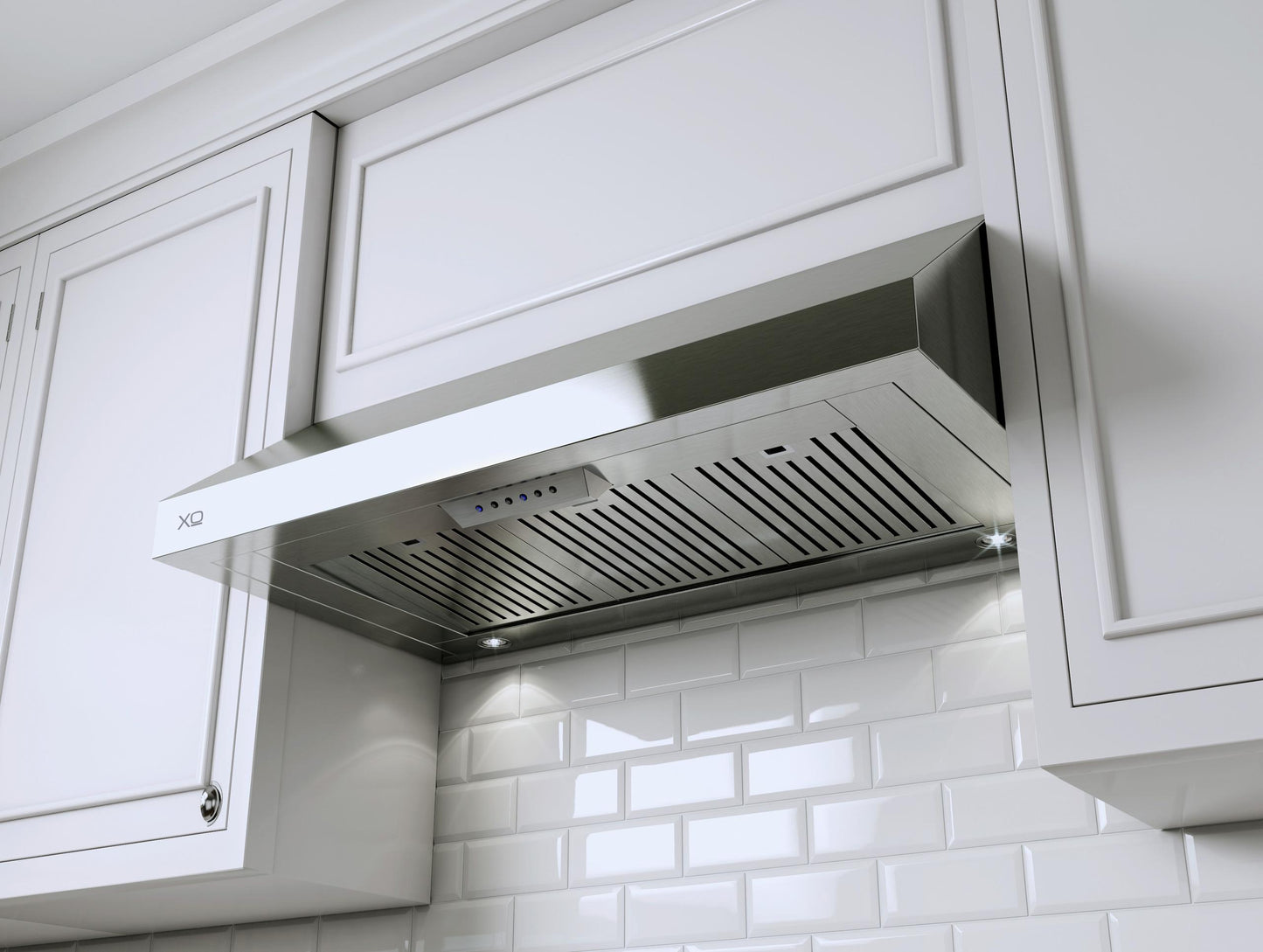 XO APPLIANCE XOT36SC 36" CCC 600/395 CFM Italian Made Pro Hood Range Hood in Stainless Steel - XOT36SC