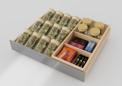 XO APPLIANCE XOU24WWGBR Wine and Weed 24" Black Glass, Right Hinge Black - XOU24WWGBR