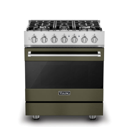 VIKING 30" Self-Cleaning Dual Fuel Range Viking 3 Series Gray - RVDR33025BMA