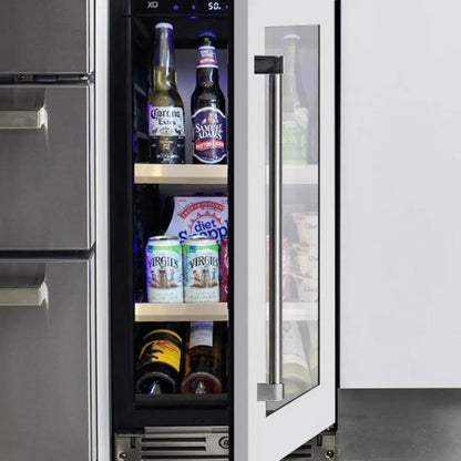 XO APPLIANCE XOU15BCGOL 15" Beverage Center, Panel Ready Glass, Left Hinge Custom Panel Ready - XOU15BCGOL