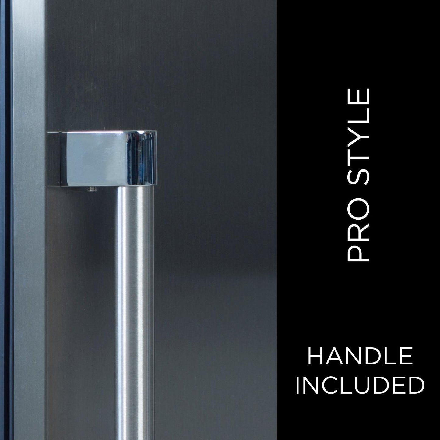 XO APPLIANCE XOU24WGSR 24" Wine Cooler, Single Zone in Stainless Steel Glass, Right Hinge in Stainless Steel - XOU24WGSR