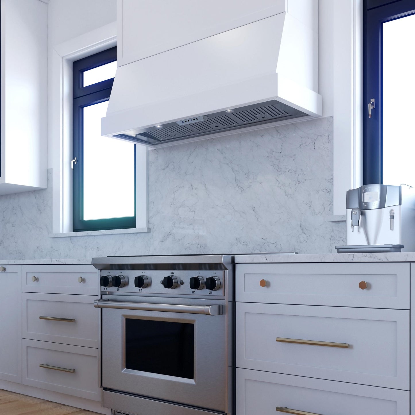 XO APPLIANCE XOI33KSE 33" 1000 CFM Pro Insert For Custom Built Hood Italian Made in Stainless Steel - XOI33KSE