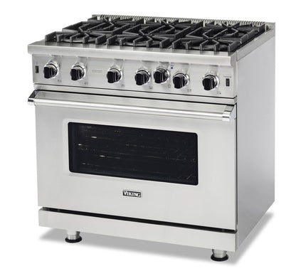 VIKING 36" Open Burner Gas Range Viking 5 Series Blue - VGIC53626BSB