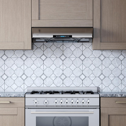 XO APPLIANCE XOA36S 550 CFM 36" Filter Free Under Cabinet Range Hood in Stainless Steel - XOA36S