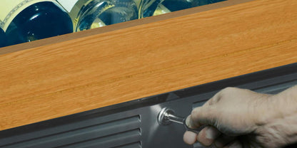 XO APPLIANCE XOU15WOFL Wine Cooler, 15" Solid Panel Ready Door, Left Hinge Custom Panel Ready - XOU15WOFL