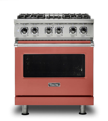 VIKING 30" Dual Fuel Range Viking 5 Series Red - VDR5304BSCLP