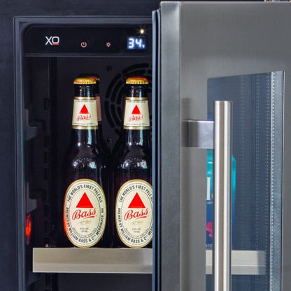 XO APPLIANCE XOU15BCSFR 15" Beverage Center, Solid in Stainless Steel, Right Hinge in Stainless Steel - XOU15BCSFR