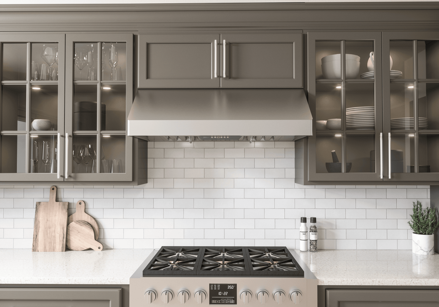 ZEPHYR Tempest I, 11in UC, 36in, SS, LED, ACT in Stainless Steel - AK7036CS