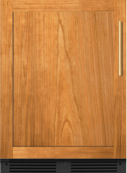 XO APPLIANCE XOU24WDZOFL Wine Cooler, Dual Zone 24" Solid Panel Ready Door, Left Hinge Custom Panel Ready - XOU24WDZOFL