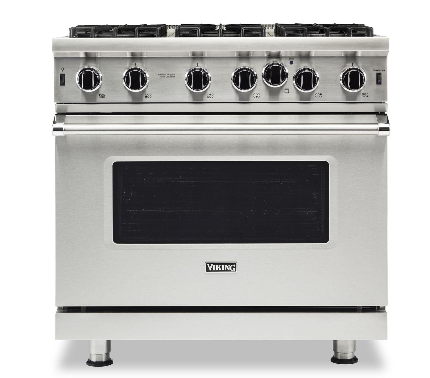 VIKING 36" Open Burner Gas Range Viking 5 Series Blue - VGIC53626BNSLP
