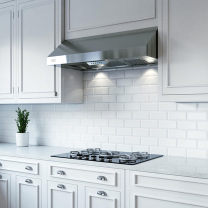 XO APPLIANCE XOT36SC 36" CCC 600/395 CFM Italian Made Pro Hood Range Hood in Stainless Steel - XOT36SC