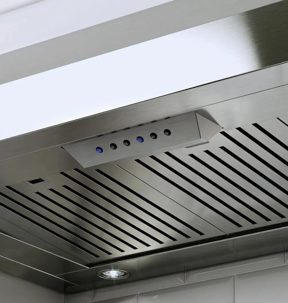 XO APPLIANCE XOT48KSE 48" 1000 CFM Italian Made Pro Hood Range Hood in Stainless Steel