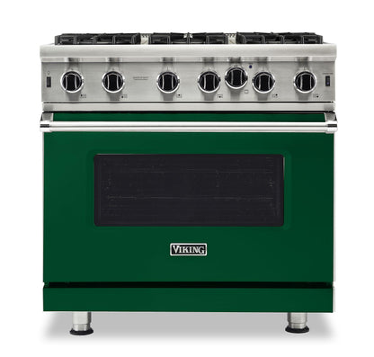 VIKING 36" Open Burner Gas Range Viking 5 Series Green - VGIC53626BIVLP
