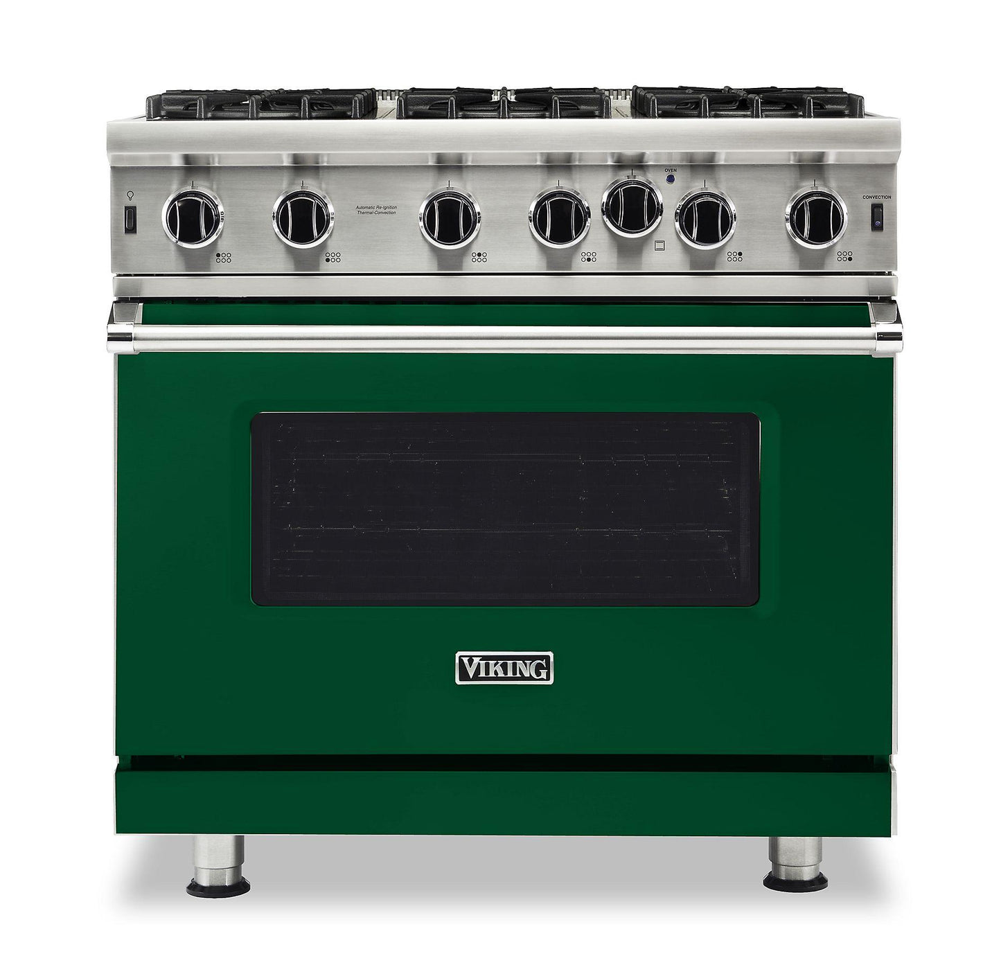 VIKING 36" Open Burner Gas Range Viking 5 Series Green - VGIC53626BIVLP
