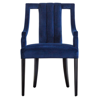 New Pacific Direct Viola Velvet Fabric Klismos Chair -  9900033-333
